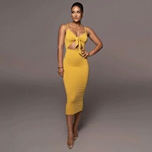 JLUXLABLE Soulmate dress yellow. NWT!